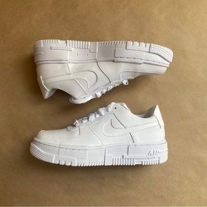 Size 7- Nike Air Force 1 Low ‘Pixel White’ (W)